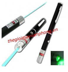 Bút chỉ Laser POINTER đèn xanh lá (dùng 2 pin đũa)